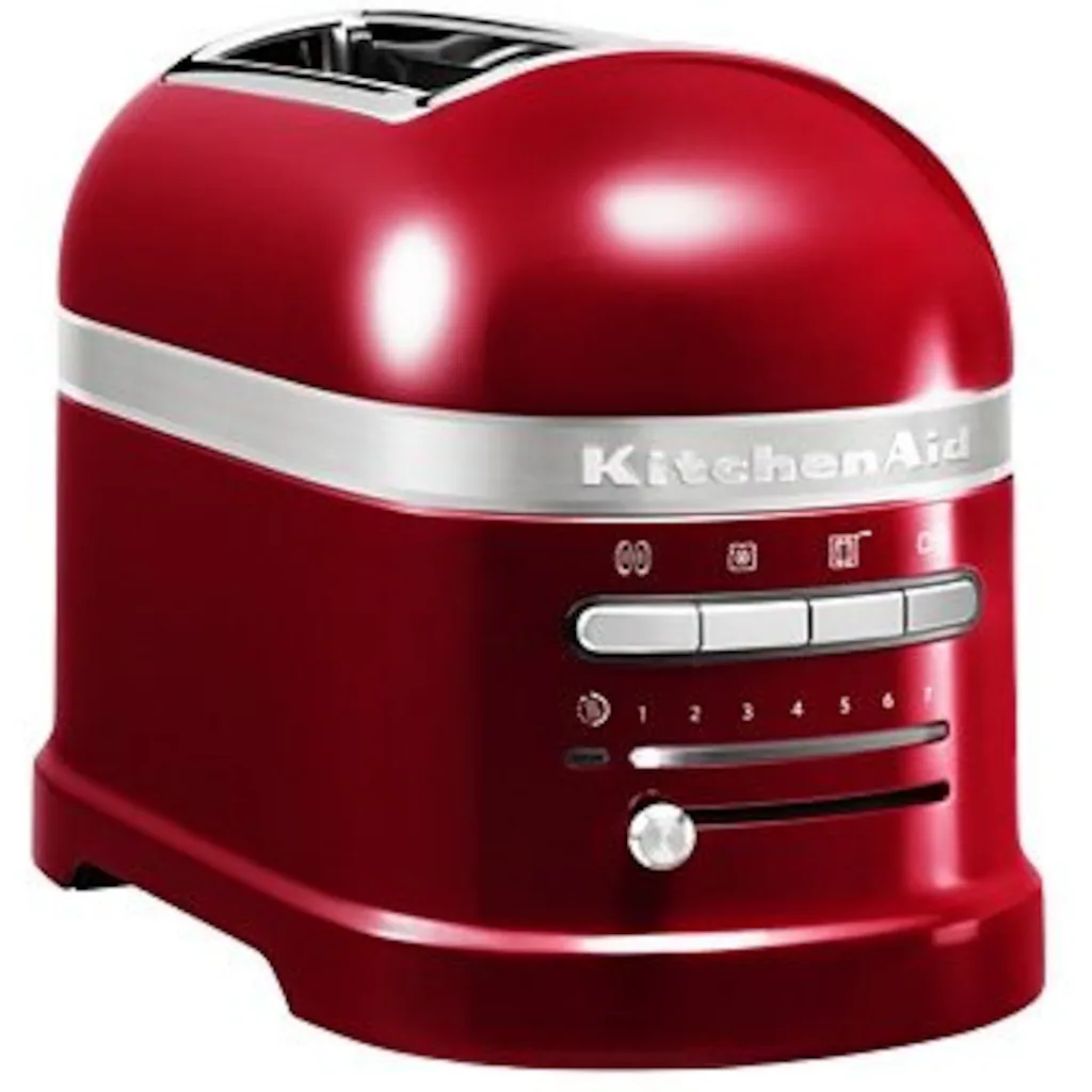 KitchenAid Toaster »Artisan 5KMT2204ECA LIEBESAPFEL-ROT«, 2 Kurze Schlitze, Für 2 Scheiben, 1250 W, Mit Sandwichzange 2 KitchenAid Toaster »Artisan 5KMT2204ECA LIEBESAPFEL-ROT«, 2 Kurze Schlitze, Für 2 Scheiben, 1250 W, Mit Sandwichzange – Bild 2