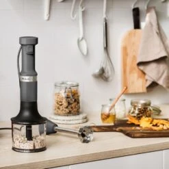 KitchenAid - Kabelgebundener Stabmixer 5KHBV83 - Dunkelgrau -Kitchenaid 16252 Stabmixer NEU 7