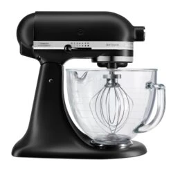 KitchenAid KAD Küchenmaschine Matte Black + Glasschüssel | 17340
