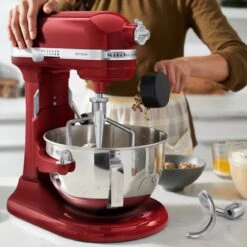 KitchenAid - Artisan Küchenmaschine 6,9 L - Empire Rot -Kitchenaid 17994 Kuechenmaschine Artisan 69L HP 4