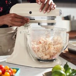 KitchenAid - Artisan Küchenmaschine 5KSM175PS - Crème -Kitchenaid 2895 Kuechenmaschine 5