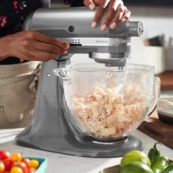 KitchenAid - Artisan Küchenmaschine 5KSM185PS - Medallion Silber -Kitchenaid 31447 Kuechenmaschine 4