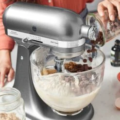 KitchenAid - Artisan Küchenmaschine 5KSM185PS - Medallion Silber -Kitchenaid 31447 Kuechenmaschine 5