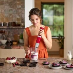 KitchenAid KAD Stabmixer Kabellos Mit Zubehör Liebesapfelrot - 5KHBBV83EMS | 45751 -Kitchenaid 45751 Stabmixer Kabellos mit Zubehoer 3