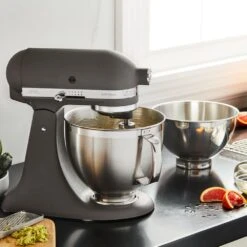 KitchenAid - Artisan Küchenmaschine 5KSM185PS - Imperial Grey -Kitchenaid 46629 Kuechenmaschine 5