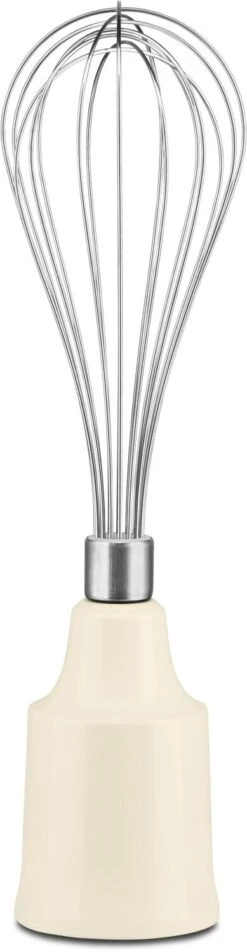 KitchenAid Stabmixer Set In Creme, Kabelgebunden -Kitchenaid 5KHBV83xAC wire whip att P191291KP 043z