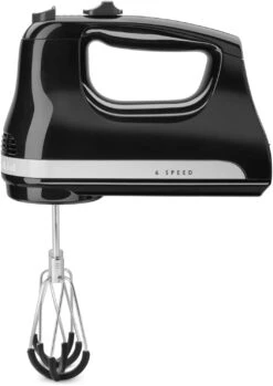 KitchenAid Handrührer Mit Flexi-Rührer In Onyx Schwarz -Kitchenaid 5KHM6118OB 6 speed hand blender and flex edge beaters P210161KP 014z