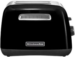 KitchenAid Toaster 2-Scheiben Classic In Onyx Schwarz -Kitchenaid 5KMT2115OB side 14751