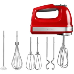 KitchenAid Handmixer »5KHM9212EER EMPIRE ROT«, 85 W, 9 Stufen