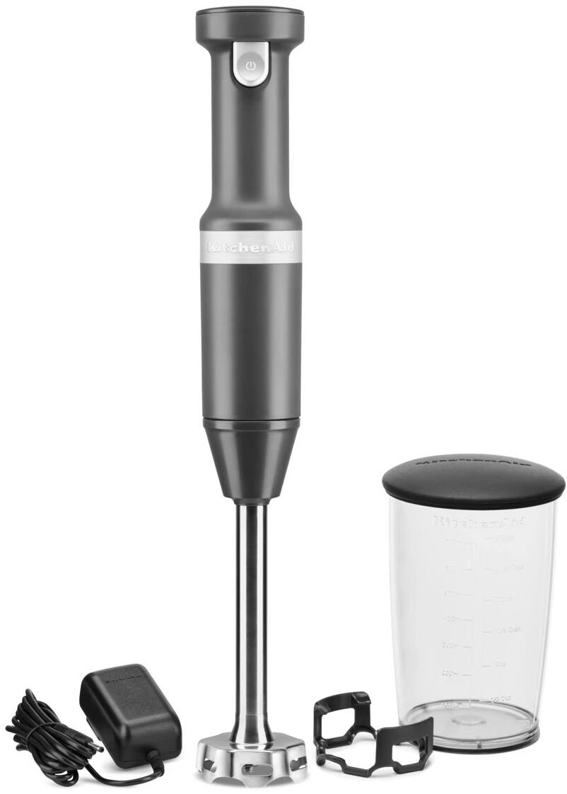 KitchenAid Kabelloser Stabmixer In Dunkelgrau 1 KitchenAid Kabelloser Stabmixer In Dunkelgrau