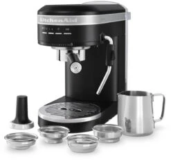KitchenAid Halbautomatische Espressomaschine ARTISAN In Gusseisen Schwarz -Kitchenaid P200142KP 077z EMEA BK