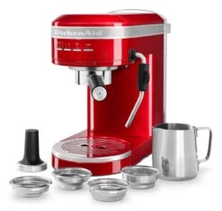 KitchenAid Halbautomatische Espressomaschine ARTISAN In Liebesapfelrot -Kitchenaid P200142KP 079z EMEA CA