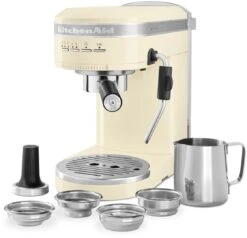 KitchenAid Halbautomatische Espressomaschine ARTISAN In Creme 13 KitchenAid Halbautomatische Espressomaschine ARTISAN In Creme -Kitchenaid P200142KP 080z EMEA AC