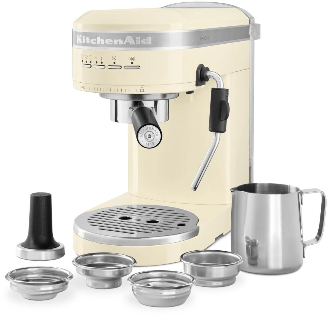 KitchenAid Halbautomatische Espressomaschine ARTISAN In Creme 5 KitchenAid Halbautomatische Espressomaschine ARTISAN In Creme – Bild 5