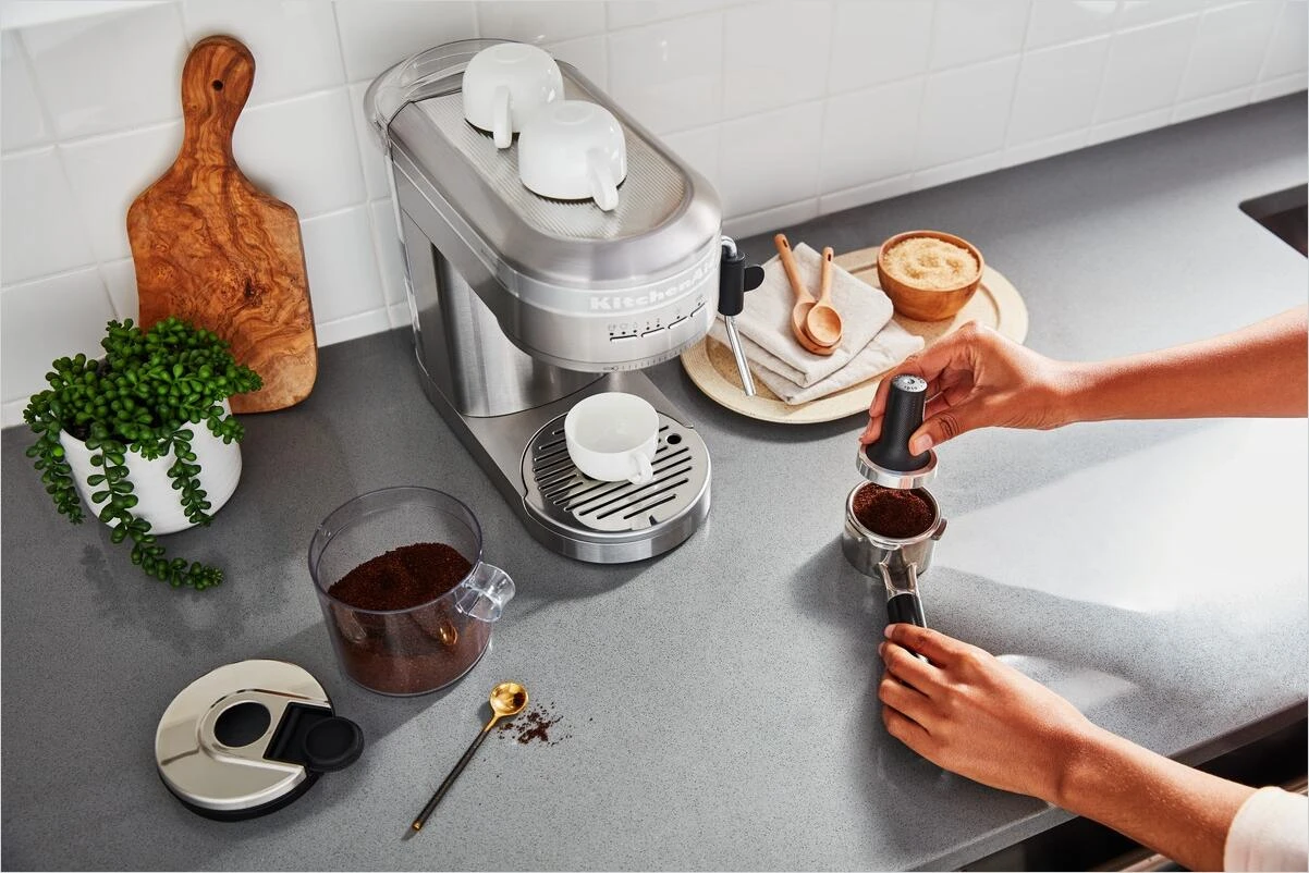 KitchenAid Halbautomatische Espressomaschine ARTISAN In Edelstahl 6 KitchenAid Halbautomatische Espressomaschine ARTISAN In Edelstahl – Bild 6