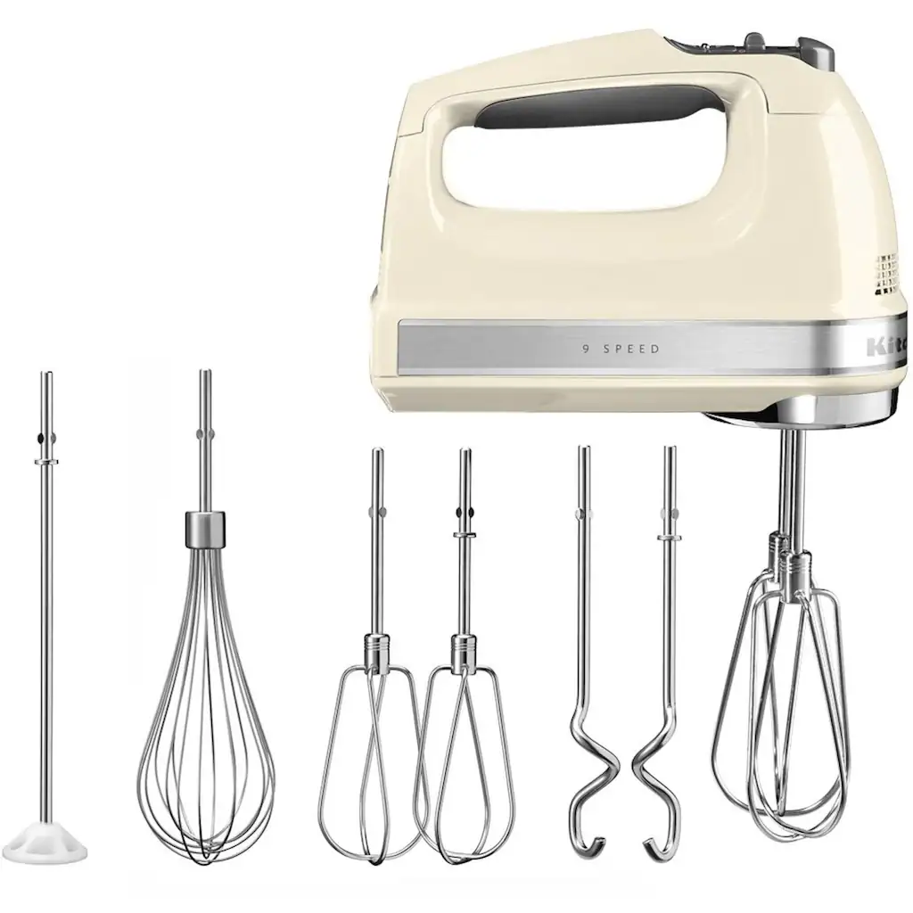 KitchenAid Handmixer »5KHM9212EAC ALMOND CREAM«, 85 W, 9 Stufen 1 KitchenAid Handmixer »5KHM9212EAC ALMOND CREAM«, 85 W, 9 Stufen