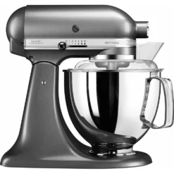 KitchenAid Küchenmaschine »5KSM175PSEMS MEDALLION-SILBER«, Mit Gratis Fleischwolf+Spritzgebäckvorsatz (Wert Ca. 129,-UVP) -Kitchenaid c0b4408b270cd0e49305c13983c54ab0