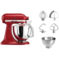 KitchenAid Küchenmaschine »5KSM175PSEER EMPIRE ROT«, Mit Zubehör Im Wert Von Ca. 112,-€ UVP