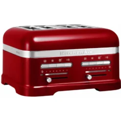KitchenAid Toaster »Artisan 5KMT4205ECA LIEBESAPFEL-ROT«, 4 Kurze Schlitze, Für 4 Scheiben, 2500 W, Mit Sandwichzange