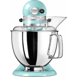 KitchenAid Küchenmaschine »Küchenmaschine 5KSM175PSEIC EISBLAU«, Mit Gratis Fleischwolf+Spritzgebäckvorsatz (Wert Ca. 129,-UVP) -Kitchenaid f599ae88c67bbb25ce072c68af1d7937