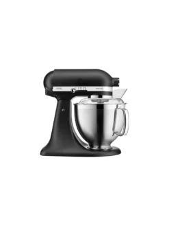 KITCHENAID, Küchenmaschine Artisan 185 4,8l 300 Watt 5KSM185PSEBK (Gusseisen Schwarz)