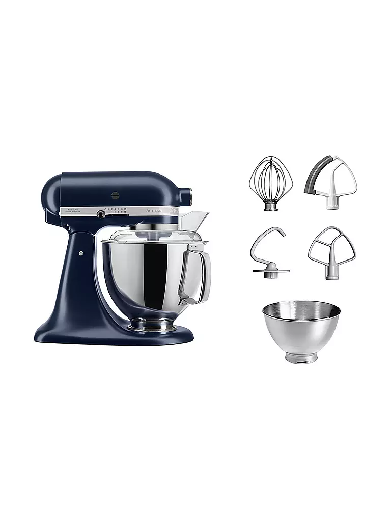 KITCHENAID, Küchenmaschine Artisan 4,8l 5KSM175PSEIB Tintenblau 2 KITCHENAID, Küchenmaschine Artisan 4,8l 5KSM175PSEIB Tintenblau – Bild 2