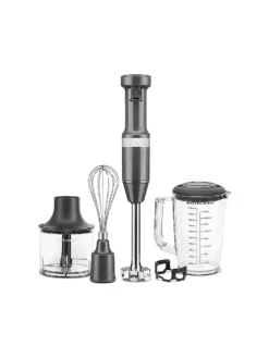 KITCHENAID, Stabmixer Mit Zubehör 5KHBV83EDG Dunkelgrau