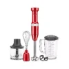 KITCHENAID, Stabmixer Mit Zubehör 5KHBV83EER Empire Rot