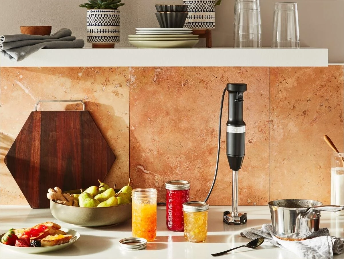 KitchenAid Stabmixer Classic In Weiß, Kabelgebunden 4 KitchenAid Stabmixer Classic In Weiß, Kabelgebunden – Bild 4